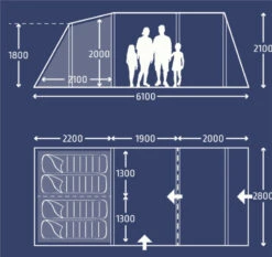 Kampa Hayling 4 Poled Tent Package -Kampo Shop 30345 4 af2f26f9 6c1e 446b 9262 f7da171975c3