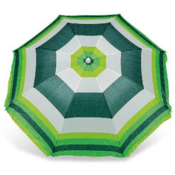 Yello Stripped Parasol -Kampo Shop BGG1305 yello green striped parasol top