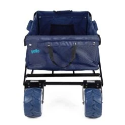 Yello Folding Beach Trolley -Kampo Shop BGG1675 yello foldable trolley blue front copy
