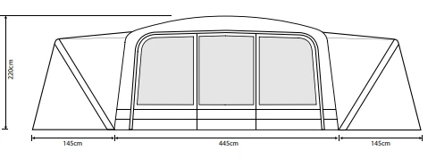Outdoor Revolution Kalahari PC 9.0 DSE Air Tent 5 Outdoor Revolution Kalahari PC 9.0 DSE Air Tent - Image 3
