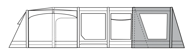 Outdoor Revolution Kalahari PC 9.0 DSE Air Tent 7 Outdoor Revolution Kalahari PC 9.0 DSE Air Tent - Image 5
