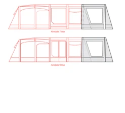 Outdoor Revolution Airedale 7SE And 9SE Front Porch Extension 19 Outdoor Revolution Airedale 7SE And 9SE Front Porch Extension -Kampo Shop airedale 7se 9se front porch extension floorplan 3
