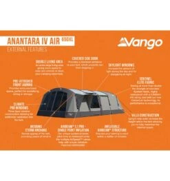Vango Anantara IV Air 650XL Tent -Kampo Shop anantara iv air 650xl 3