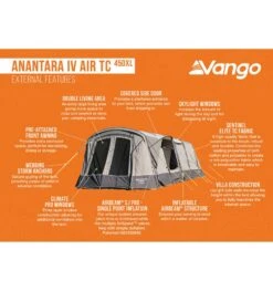 Vango Anantara Air TC 450XL Tent -Kampo Shop anantara iv air tc 450xl 3