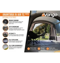 Vango Anantara Air TC 450XL Tent -Kampo Shop anantara iv air tc 450xl 4