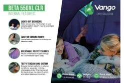 Vango Beta 550XL CLR XL Tent -Kampo Shop beta 550xl clr 2