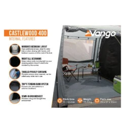 Vango Castlewood 400 Tent Package -Kampo Shop castlewood 400 package 3