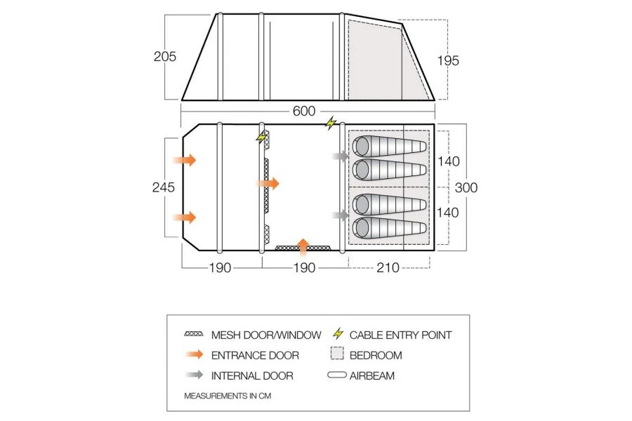 Vango Joro Air 450 Sentinel Eco Dura Package 4 Vango Joro Air 450 Sentinel Eco Dura Package - Image 2