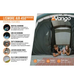 Vango Lismore Air 450 Tent Package -Kampo Shop lismore air 450 package 4