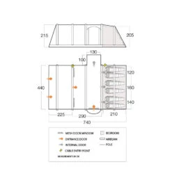 Vango Rome II 650XL Airbeam Tent - With Free Footprint 18 Vango Rome II 650XL Airbeam Tent - With Free Footprint -Kampo Shop rome ii air 650xl