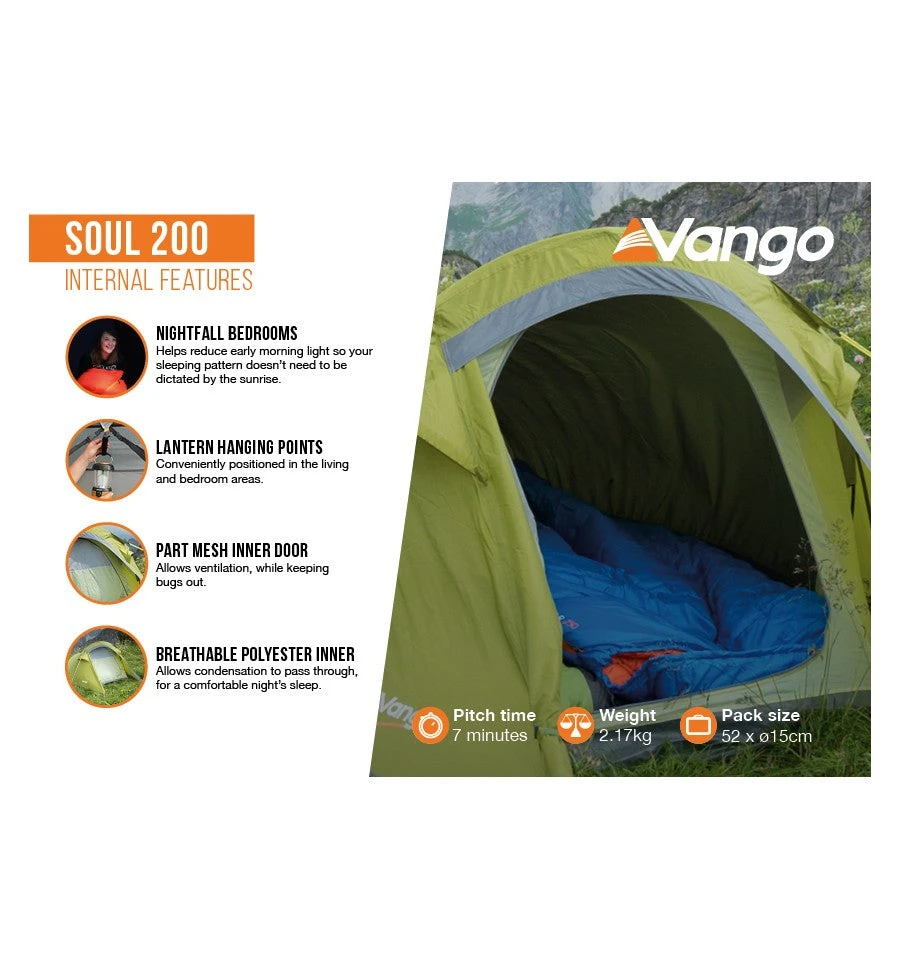 Vango Soul 200 Tent 6 Vango Soul 200 Tent - Image 4