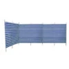 Blue Diamond Traditional 5 Pole Navy Stripe Windbreak 2 Blue Diamond Traditional 5 Pole Navy Stripe Windbreak -Kampo Shop wb720 blue bindbreak